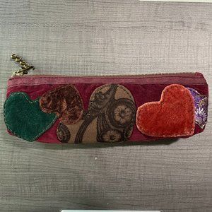 Lucky Brand small clutch pochette hearts bag